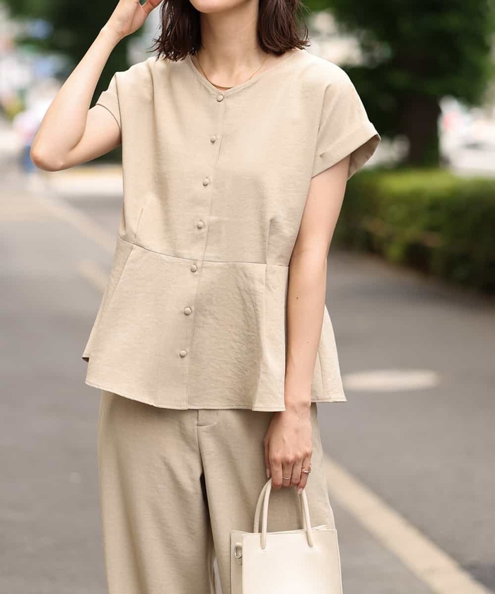 全商品オープニング価格 美品ノーリーズ NOLLEY'Sのバックペプラム