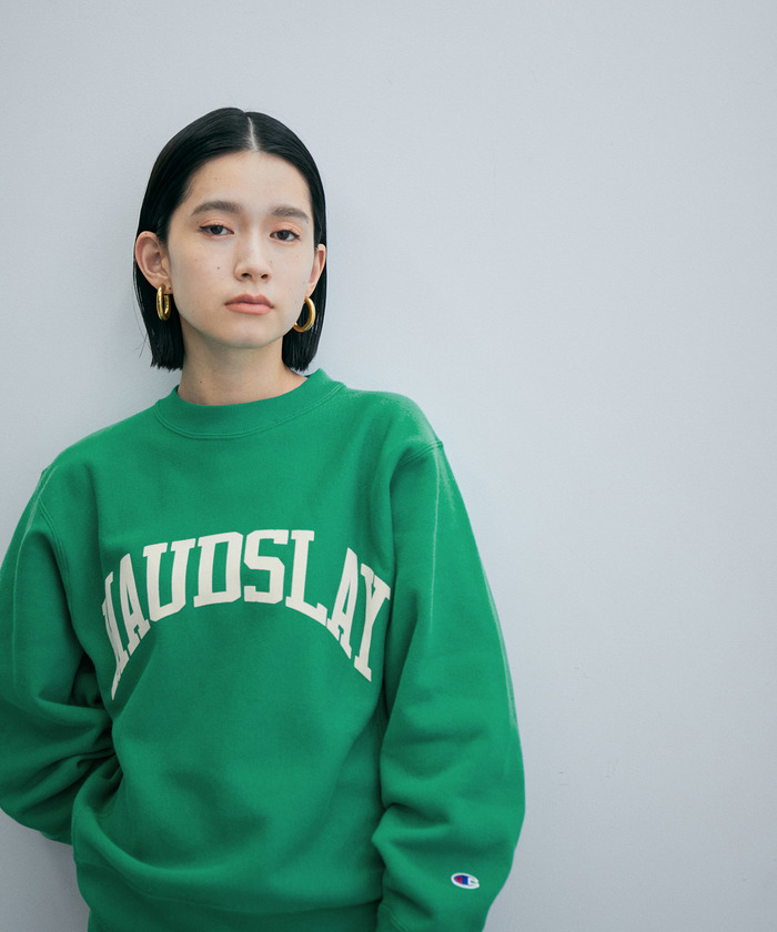 Champion for ADAM ET ROPE'別注 LOGO SWEAT