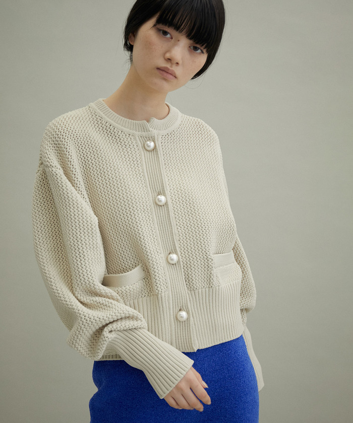 WEB限定(一部店舗展開あり)】パターンニットカーディガン(504815725