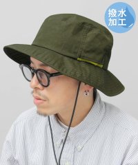 AMS SELECT/HIDE TRADING PRODUCT / 撥水 ムラ染 ポリエステル アドベンチャーハット / サファリハット / アウトドアハット / UVカット ツバ広/504816256