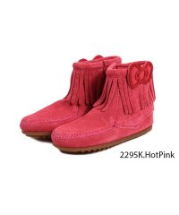 BACKYARD FAMILY/m229k ミネトンカ MINNETONKA Children's Kitty Fringe Boot/501042076