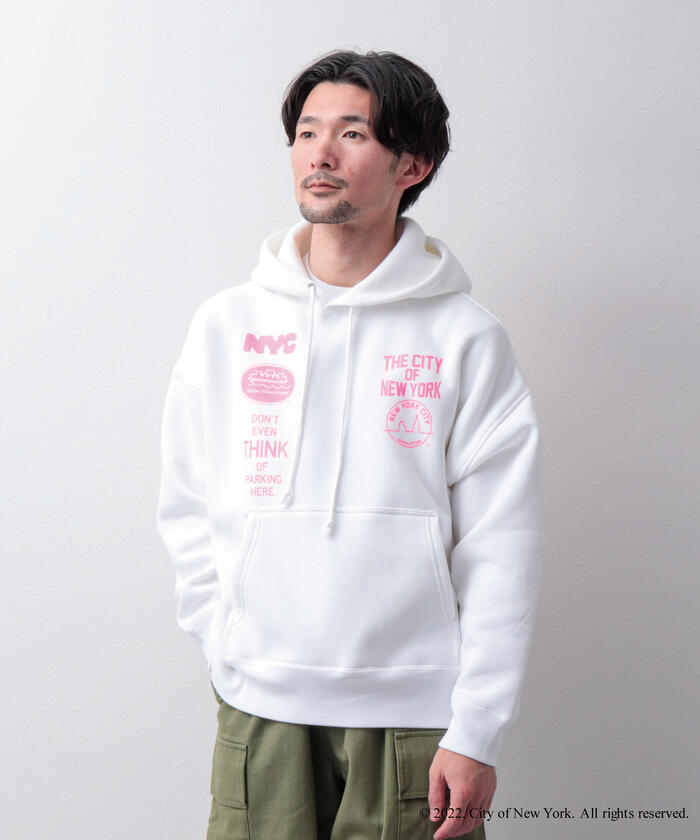 NYC X GOOD ROCK SPEED】別注 フーデッドプルオーバー