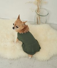 ROPE PICNIC PASSAGE/【DOG】パール付き裾フリルワンピース/504818148
