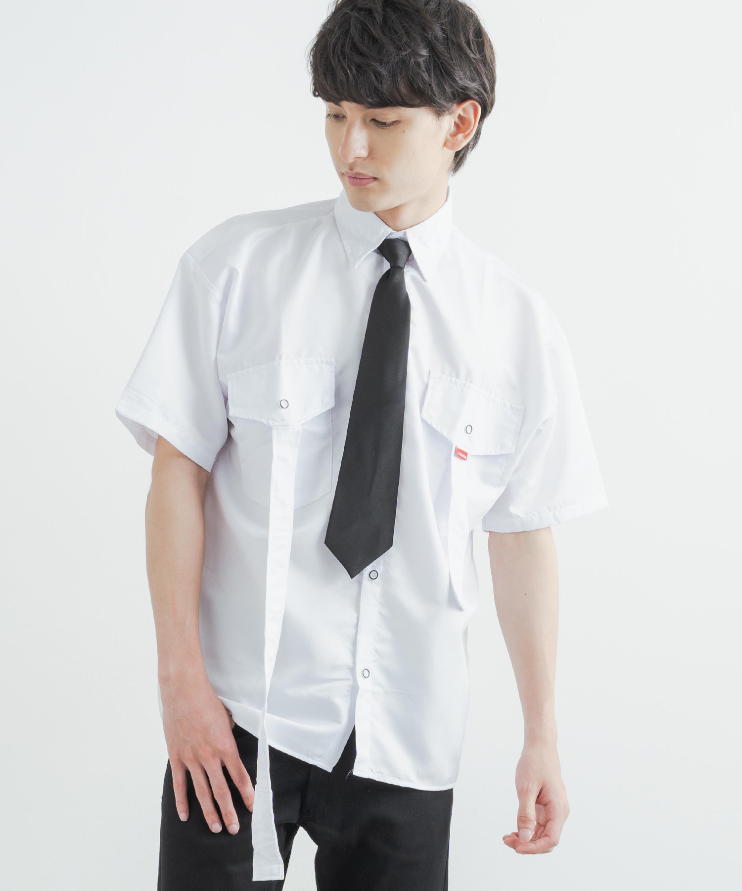 たぬき 希少 ロッキーモンロー Rocky Monroe 半袖シャツ レギュラーカラー 服&ファッション小物