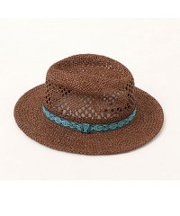 Amina/Amina オースティンHAT ハット メンズ ブランド オシャレ オースティンハット ペーパーハット 帽子 麦わら帽子 ブラウン ホワイト ナチュラル ユニセ/504819275