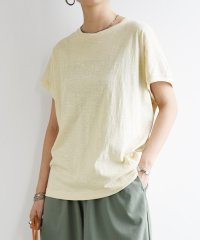 and it_/コットンスラブドルマンTシャツ トップス カットソー tシャツ レディース 半袖 春夏 綿100％ コットン 薄手 涼感 涼しい ドルマンスリーブ ゆったり 楽/504822174