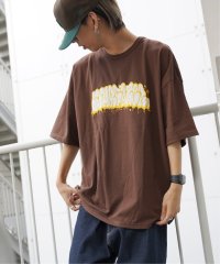 VENCE　EXCHANGE/スローアップアップリケTシャツ/504747288