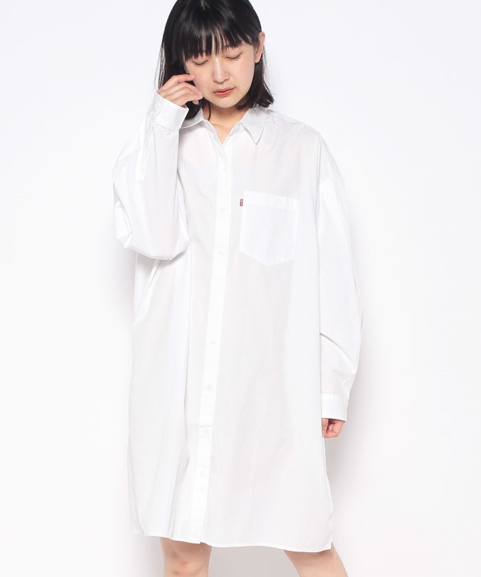 クーポン】【セール 70%OFF】SAMARA SHIRT DRESS BRIGHT WHITE