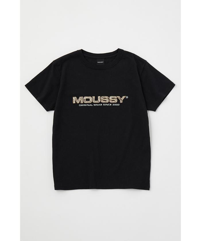 MOUSSY THE BLACK LOVE PATCH Tシャツ MOUSSY ブラック Tシャツ THE BLACK LOVE PATCH トップス