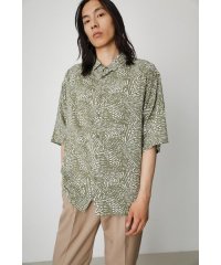 AZUL by moussy/FINE LEAF PATTERN SHIRT/504824724