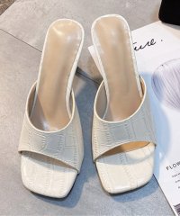 Forcement/フォースメント Forcement 型押しパンプス ミュールパンプス/504826227