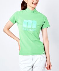 Munsingwear/『ENVOY/エンボイ』 グリッタープリントハイネック半袖シャツ【アウトレット】/504477368