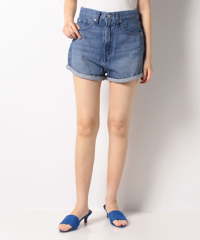 セール】WLTRD HIGH LOOSE SHORTS INDIGO CRUSH(504804462