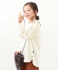 devirock/無地 ヘビーウェイト ロング丈 長袖Tシャツ 子供服 キッズ ベビー 女の子 トップス 長袖Tシャツ ロンT 綿100% 吸汗/504823811