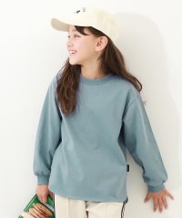 devirock/無地 ヘビーウェイト ロング丈 長袖Tシャツ 子供服 キッズ ベビー 女の子 トップス 長袖Tシャツ ロンT 綿100% 吸汗/504823811