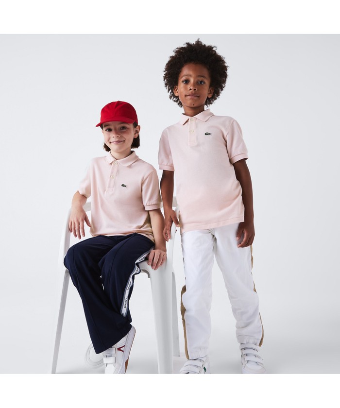 ラコステ LACOSTE Kids ポロシャツ (半袖) （ネイビー