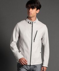 NICOLE CLUB FOR MEN/ラムレザーシングルライダース/504802850