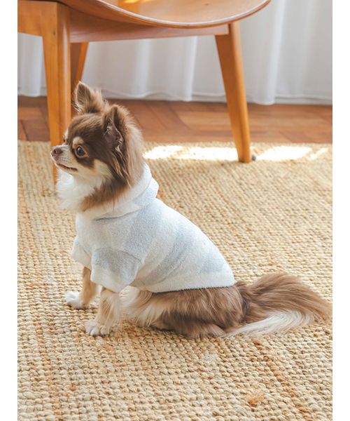 CAT&DOG】【販路限定商品】スムーズィー2ボーダーdogパーカ