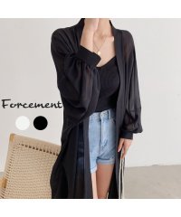 Forcement/フォースメント Forcement ロングオープンカラーシャツ/504834059