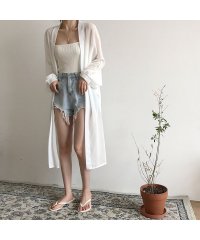 Forcement/フォースメント Forcement ロングオープンカラーシャツ/504834059