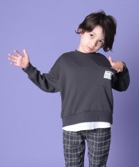 ikka kids/【キッズ】ポケ付き裾レイヤードトレーナー（100〜160cm）/504791989