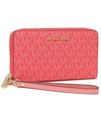 MICHAEL KORS/マイケルコース アウトレット 財布 ジェットセット フォーンウォレット レッドマルチ レディース MICHAEL KORS 35F8GTVW9B CORAL R/504829699