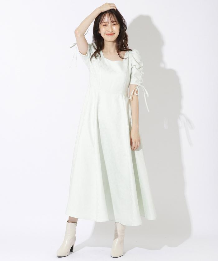 袖ギャザーワンピース(504834468) | ウィルセレクション