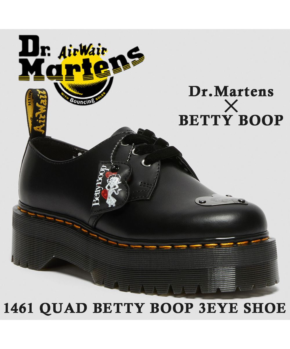 Dr.Martens ドクターマーチン レディース 1461 QUAD BETTY BOOP 3EYE
