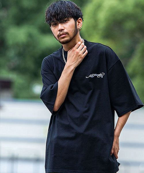 ED HARDY Tシャツ Lサイズ スカルデザイン シルバーバレットセレクト SB Select ED HARDY スカルダイス
