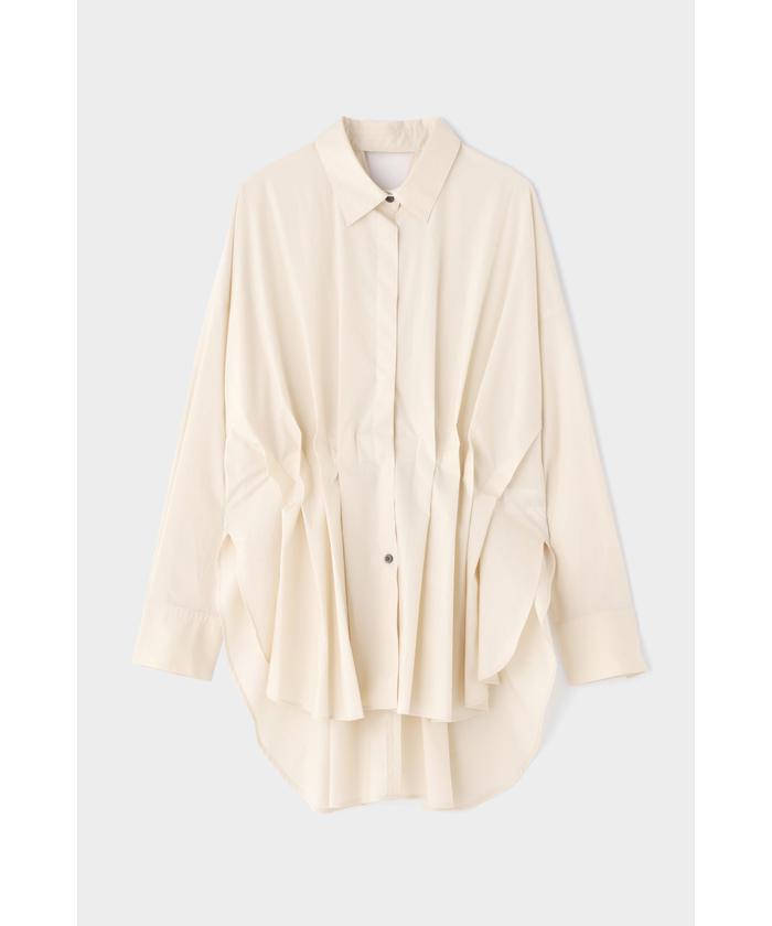 LE PHIL ✴︎SOLTEX フレアブラウス ライトブルー定価28600円美品 LE PHIL ✴︎SOLTEX フレアブラウス ライトブルー美品