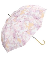 Wpc．/【Wpc.公式】雨傘 ペールトーンフラワー  58cm ジャンプ傘 継続はっ水 晴雨兼用 レディース 長傘/504826098