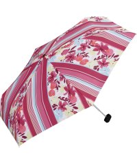 【Wpc.公式】雨傘 オーチャードストライプ ミニ  50cm 晴雨兼用 レディース 折りたたみ傘