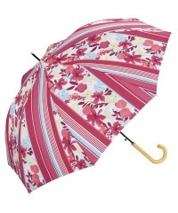 【Wpc.公式】雨傘 オーチャードストライプ  58cm ジャンプ傘 晴雨兼用 レディース 長傘