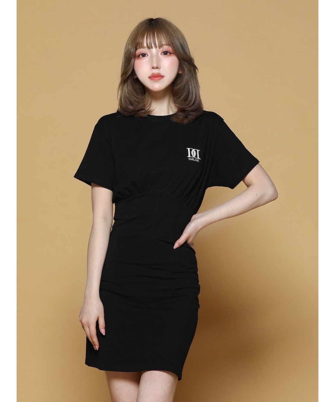 H*様 【1回のみ着用】DarichコルセットTシャツミニワンピース黒1枚　Fr コルセットTシャツミニワンピース(504835659) | Darich(Darich