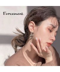 Forcement/スクエアクリスタルピアス/504836485