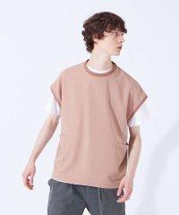 ABAHOUSE/【Comfortable】ダブルポケット ベスト / ノースリーブ Tシャツ/504837811