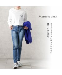 MAC HOUSE(women)/NAVY ネイビー GOOD STYLE JEANS スキニー NV－N－W005/504835403