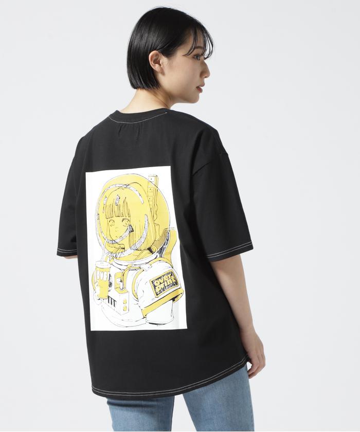 over print/オーバープリント/BACK SMILY 1/2S TEE/グラフィックT