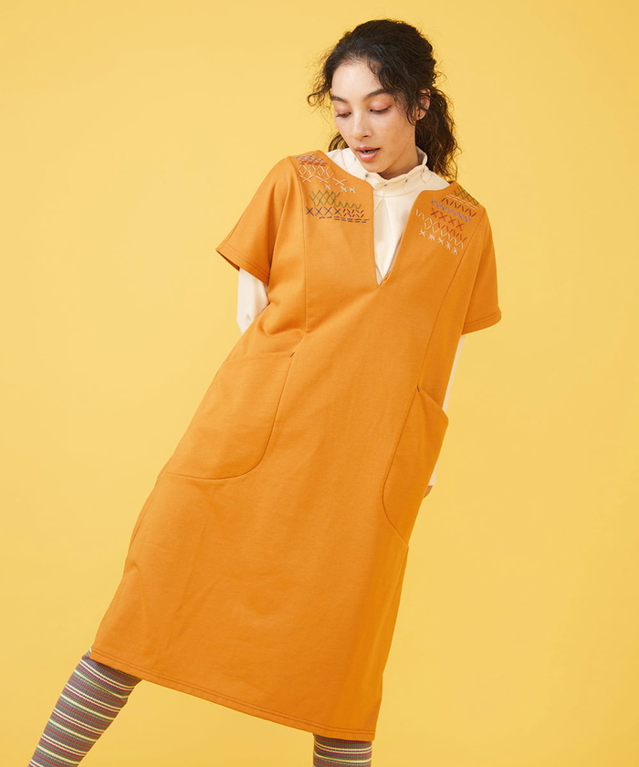 セール 50%OFF】Cerco ミニ裏毛ワンピース(504842917