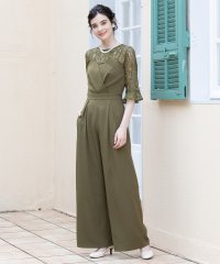 DRESS+/ドレスプラス DRESS+ レースブラウス ジャンプスーツ セットアップ パンツドレス パーティードレス/504459405