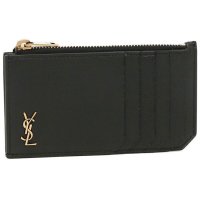 SAINT LAURENT/サンローラン SAINT LAURENT フラグメントケース タイニーモノグラム ブラック メンズ レディース SAINT LAURENT PARIS 6374/504841140