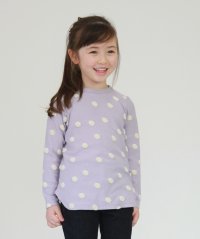 FITH/フィス FITH ドットカットベロアジャガード 長袖 Tシャツ/504844033