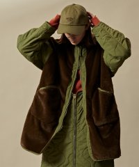KHA:KI/「KHA:KI / カーキ」STAND COLLAR QUILT COAT/504816967