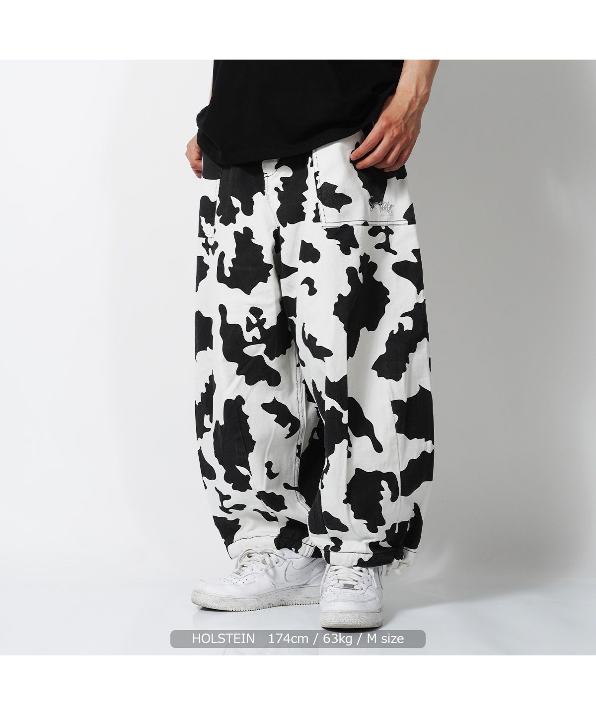 ORIMI cow cow pants 牛柄 カウ柄