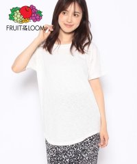 FRUIT OF THE LOOM/FRUIT OF THE LOOM/フルーツオブザルーム　スラブTシャツ / レディース 無地 シンプル 着回し/504836921