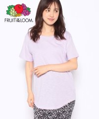 FRUIT OF THE LOOM/FRUIT OF THE LOOM/フルーツオブザルーム　スラブTシャツ / レディース 無地 シンプル 着回し/504836921