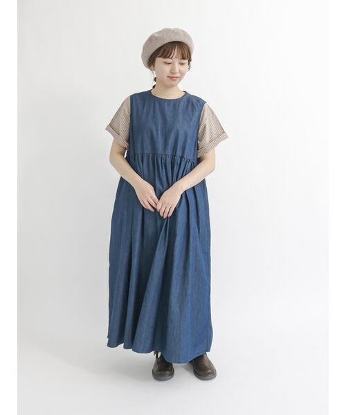セール 50 Off 前後着デニムノースリワンピース サマンサ モスモス Samansa Mos2 D Fashion