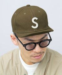 Besiquenti/ベーシックエンチ Basiquenti スプリングロゴ コットン ショートキャップ ロゴ ショートバイザー アンパイアキャップ/504555834