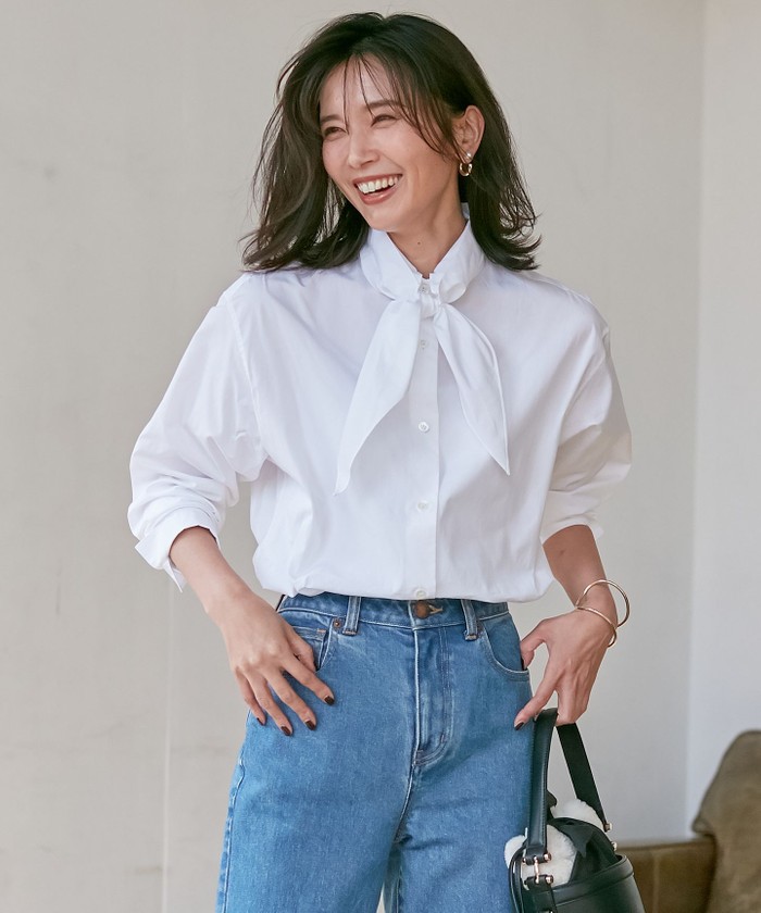 セール 40%OFF】CANCLINI スカーフ ディテール シャツ(504852555 セール 40%OFF】CANCLINI スカーフ ディテール シャツ(504852555