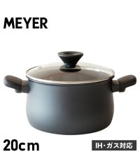 MEYER/マイヤー MEYER マイヤー MEYER 鍋 両手鍋 20cm IH ガス対応 ミッドナイト MIDNIGHT MNHーW20/504853486